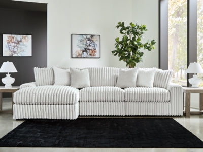 Stupendous 3-Piece Sectional with Chaise