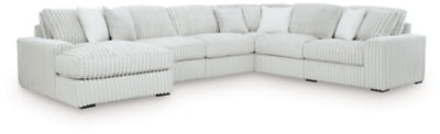 Stupendous 6-Piece Sectional with Chaise