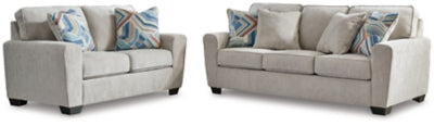 Sofá y loveseat