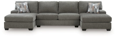 Seccional de 3 piezas Newellen con chaise longue doble