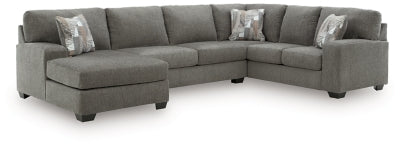 Seccional cama de 3 piezas Newellen con chaise longue