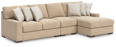 Seccional Larce de 3 piezas con chaise longue
