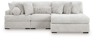 Seccional de 3 piezas con chaise longue Snodoodle