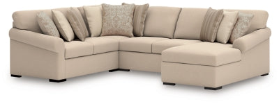 Seccional LadyMae de 4 piezas con chaise