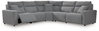 Seccional reclinable eléctrico ModMax II de 5 piezas