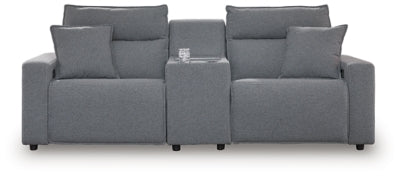 Seccional reclinable eléctrico de 3 piezas Modmax II con consola