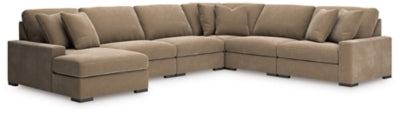 Seccional Calden de 6 piezas con chaise longue