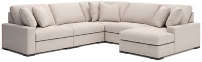 Seccional Calden de 5 piezas con chaise longue
