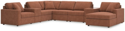 Seccional Modmax de 8 piezas con chaise longue