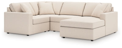 Seccional Modmax de 4 piezas con chaise longue