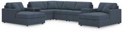 Seccional Modmax de 8 piezas con chaise longue