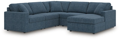 Seccional Modmax de 5 piezas con chaise longue