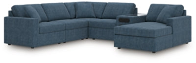 Seccional Modmax de 6 piezas con sistema de audio y chaise longue
