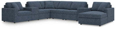 Seccional Modmax de 8 piezas con chaise longue