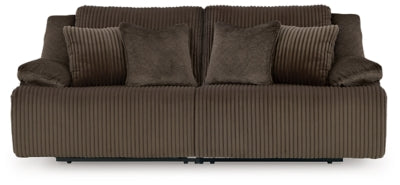 Loveseat seccional de dos piezas de primer nivel