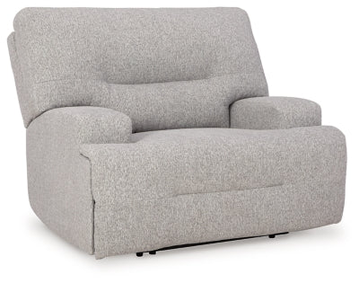 Sillón reclinable eléctrico extragrande Acklen Place