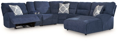 Seccional reclinable eléctrico de 6 piezas con chaise longue Acklen Place