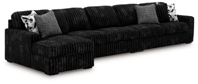 Seccional de 3 piezas con chaise longue Midnight-Madness