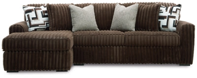 Sofá seccional de dos piezas con chaise longue Midnight-Madness