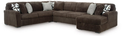 Seccional de 4 piezas con chaise longue Midnight-Madness