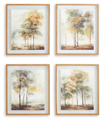 Arte de pared Bryneford (juego de 4)