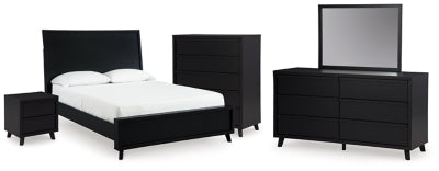 Danziar Queen Bed, Dresser, Mirror, Chest and Nightstand