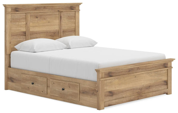 Cama Queen con almacenamiento y paneles Fenderport