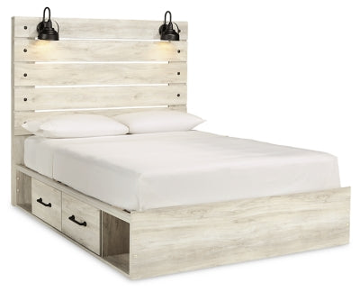 Cama Queen Cambeck con 4 cajones de almacenamiento