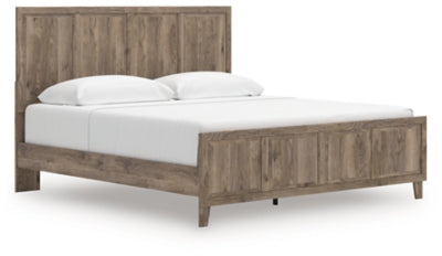 Cama King con paneles Keithland