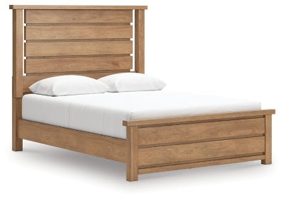Cama Queen con paneles Kristiland