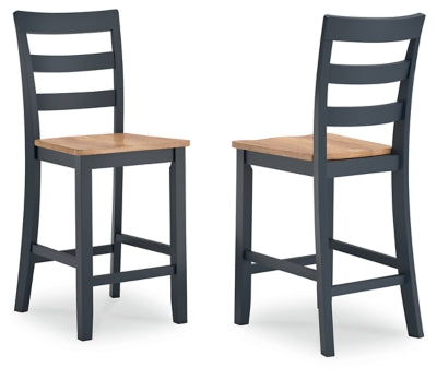Taburete de bar Gesthaven de altura de mostrador