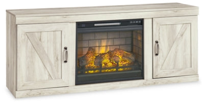 Mueble de TV Bellaby con chimenea eléctrica