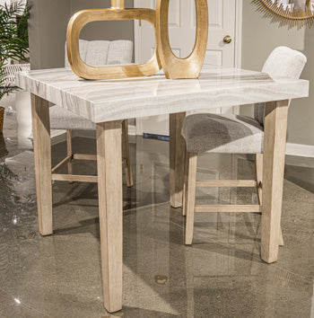 Mesa de comedor Karmenton de altura de mostrador