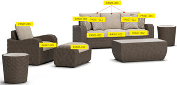 Almohada Sandy Bloom