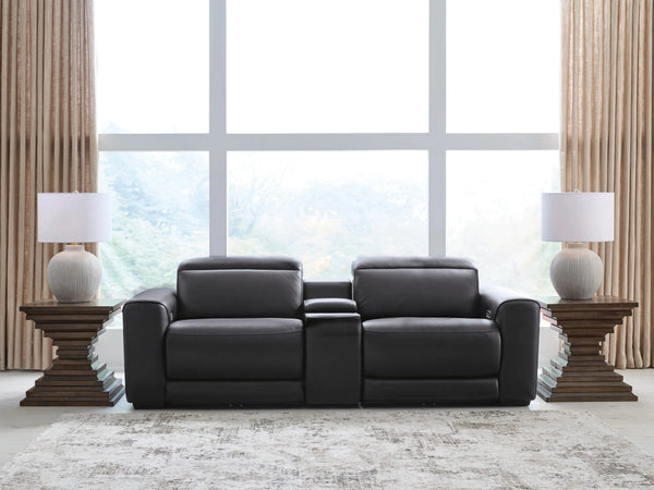 Rally-Up 3-Piece Power Reclining Sectional Loveseat with Console