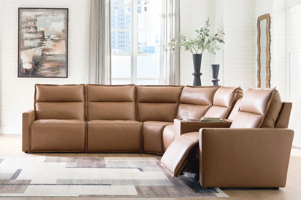 Arrington 6-Piece Power Reclining Sectional with Console