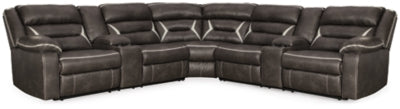 Kincord 3-Piece Power Reclining Sectional - Midnight
