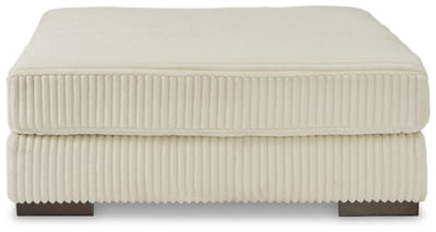 Lindyn Oversized Accent Ottoman - Ivory