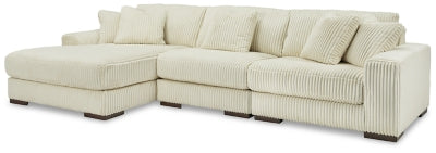 Lindyn 3-Piece Sectional with Chaise - Ivory