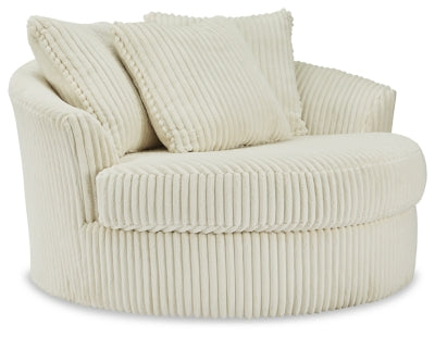 Silla giratoria extragrande Lindyn - Marfil