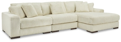 Lindyn 3-Piece Sectional with Chaise - Ivory