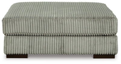Lindyn Oversized Accent Ottoman - Fog