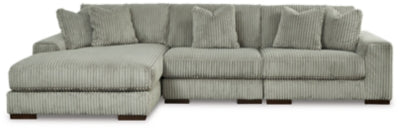 Lindyn 3-Piece Sectional with Chaise - Fog