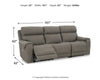 Starbot 3-Piece Power Reclining Sectional Sofa