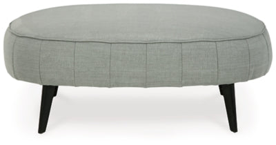 Otomana con acento extragrande Hollyann - Gris
