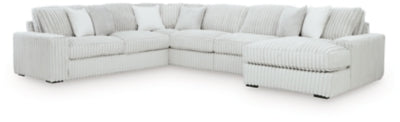 Estupendo seccional de 5 piezas con chaise longue