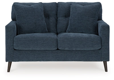 Bixler Loveseat - Navy