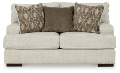 Alesandra Loveseat - Parchment