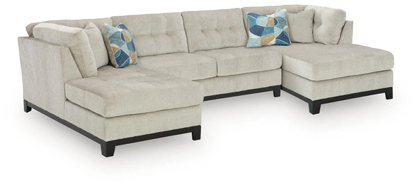 Seccional de 3 piezas con chaise longue Maxon Place