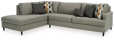 Seccional de 2 piezas Santasia con chaise longue - Granito